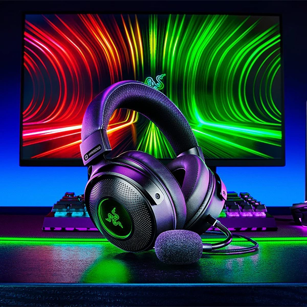 Audífono Razer Kraken v3 Hypersense, Color Negro- (Open Box) 8
