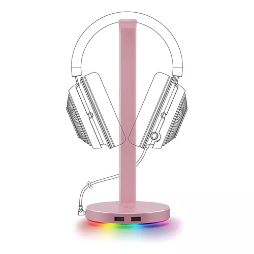 Soporte Audífono Razer Base Station v2 Chroma Quartz [Open Box] 2