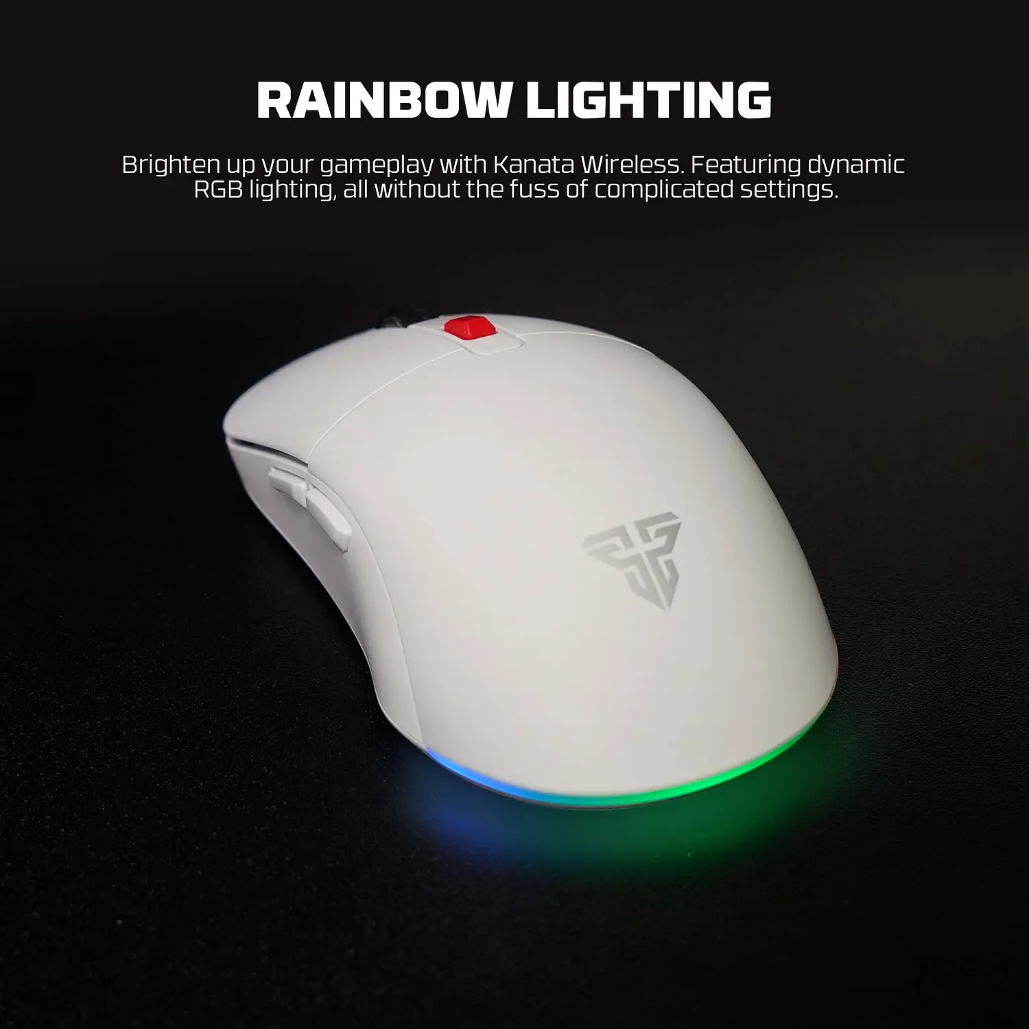 Mouse inalámbrico KANATA WG9 White 5