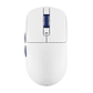 Mouse Royal Kludge RKM30 12000 Dpi 41g Wireless white blue - Miniatura 1
