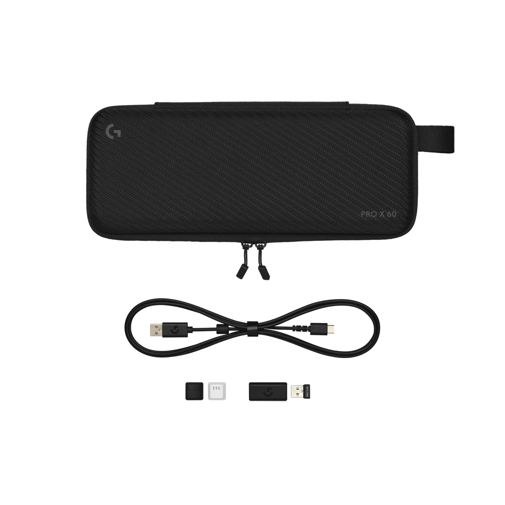 ¨*Teclado inalámbrico Logitech PRO X 60 Lightspeed, Color Blanco, Sw Café (US) )(Openbox) 7