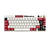Teclado Mecánico Inalámbrico Español Royal Kludge RKM65 Famicom sw beige