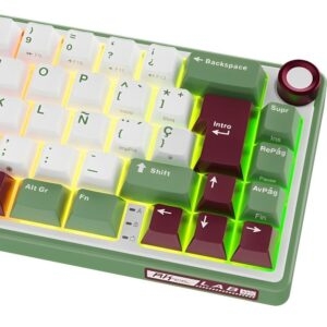 Teclado Mecánico RK R65 Green Sand 65% Español – SW Brown 2