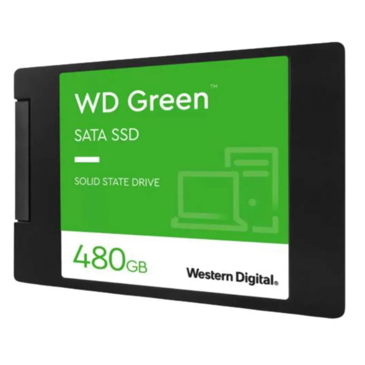  Imágenes referenciales Unidad SSD Western Digital Green, 480GB, 2.5
