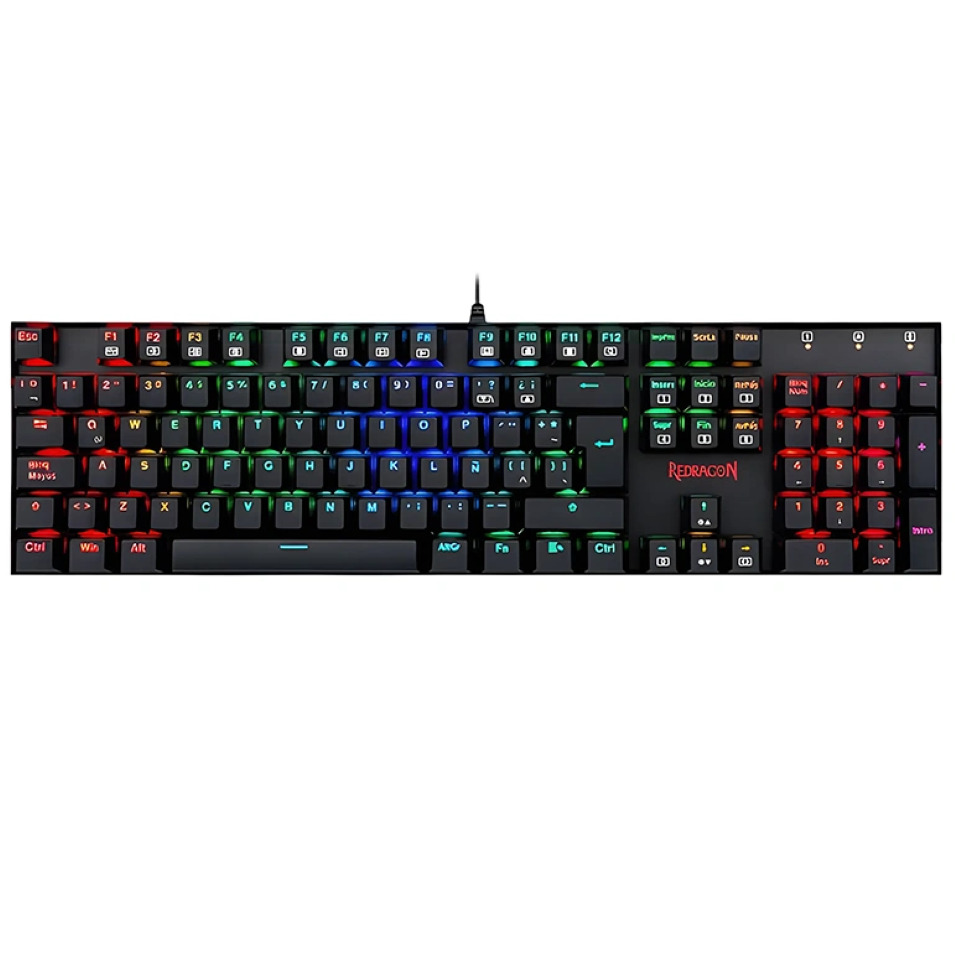 Teclado Gamer - Redragon Mitra K551 - 100% - Switch Red - Español 1