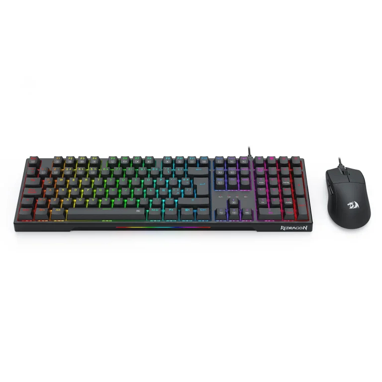 Combo Gamer Teclado + Mouse - Redragon S146 - Trundle K668 + K1ng M274 - cableado - SW Red 4