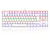 Teclado Gamer KUMARA 2 K552R-SP Rainbow Switch Red - Blanco