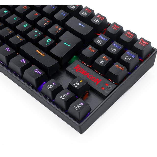 Teclado Gamer KUMARA 2 K552R-SP Rainbow Switch Red - Negro 2