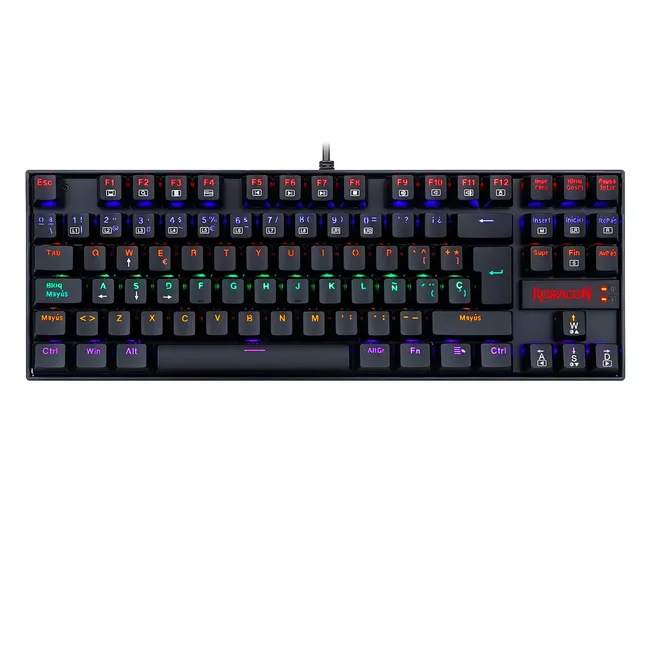 Teclado Gamer KUMARA 2 K552R-SP Rainbow Switch Red - Negro 1