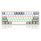 Teclado Gamer Fizz RGB K617-RGB White/Grey - Miniatura 1