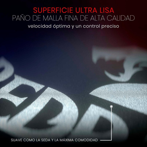 Mouse Pad Gamer Redragon Flick Large P031, 45x40cm, Grosor 4mm, Negro 3