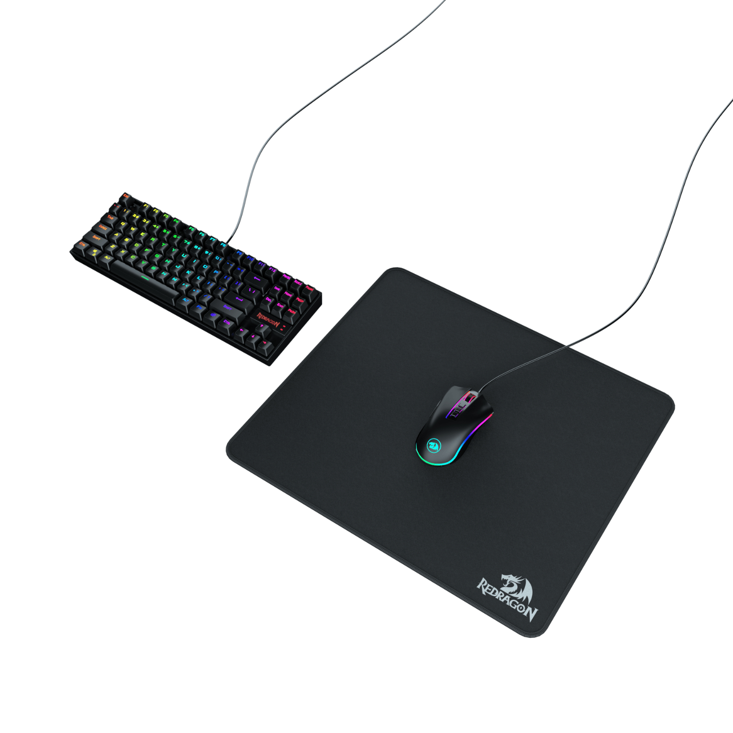 Mouse Pad Gamer Redragon Flick Large P031, 45x40cm, Grosor 4mm, Negro 4