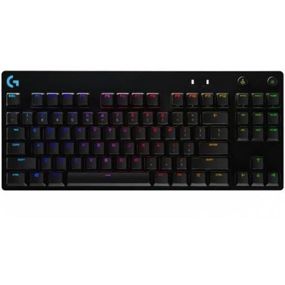Teclado Gamer - Logitech G PRO - 80% - Switch Blue - Español - USB - Negro 1