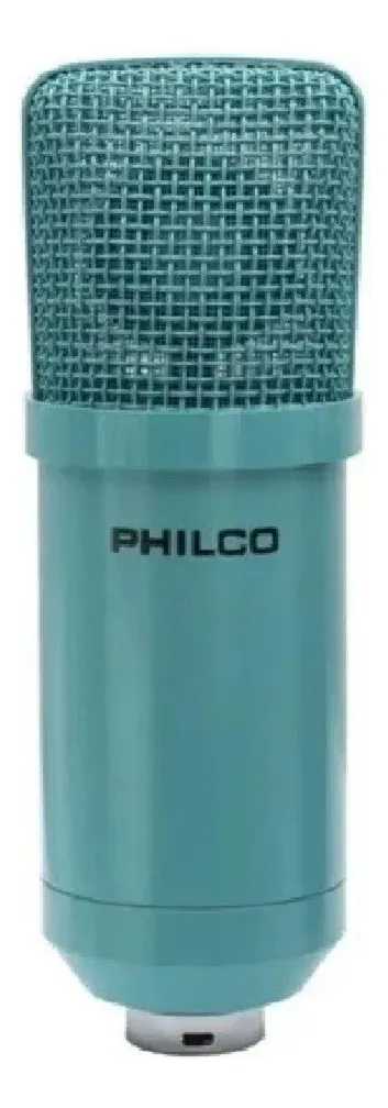 Kit Micrófono Studio Condensador Usb Philco Color Azul  5