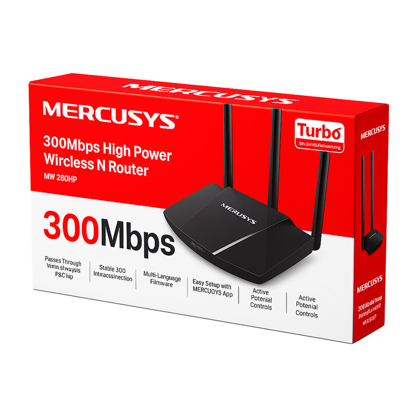  ROUTER MW330HP ALTA POTENCIA WIFI N MERCUSYS 4