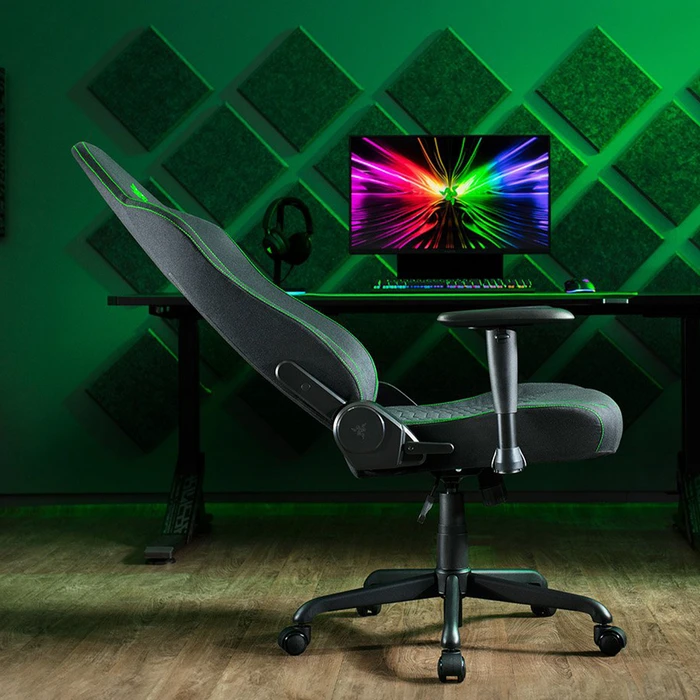 Silla Gamer Razer Iskur V2 Black Green 4