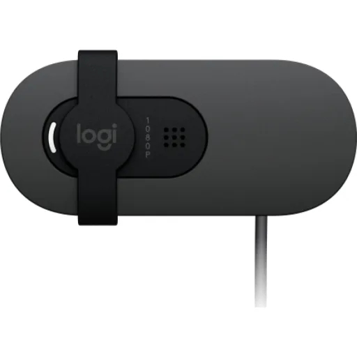 Cámara Web Logitech Brio 100, FHD1080p c/Mic Tapa Privacidad Color Graphite 2