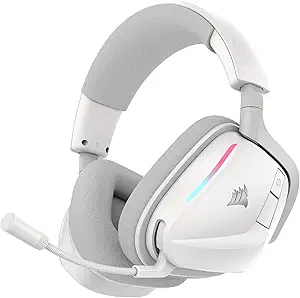 Auriculares Gamer Corsair VOID Wireless V2 Gaming con Dolby Atmos, 50mm, 130h Blanco 1
