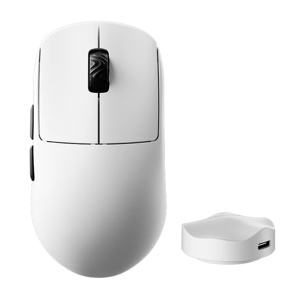 Mouse gamer scyrax v8 blanco wireless 36g 30000 dpi 1