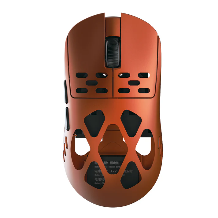 Mouse Gamer Ajazz am3 pro series rojo Full Magnesium Trimode 1