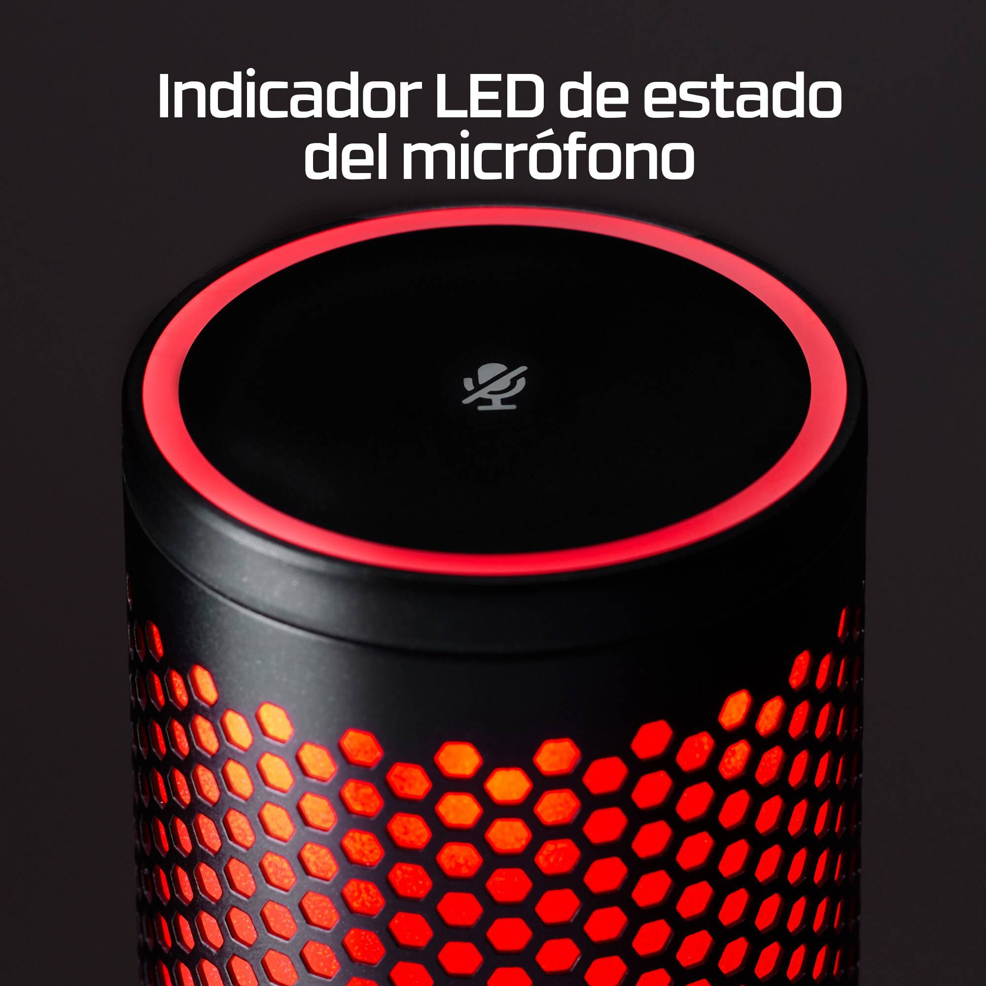 Micrófono HyperX QuadCast 2 - Micrófono USB transmisión y podcasting 6