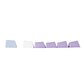 Teclado gamer Ajazz AK820 Pro Purple/white 75% sw flying fish  - Miniatura 3