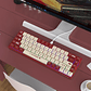 Teclado mecánico ajazz ak680 Morado/blanco Sw Red - Miniatura 7