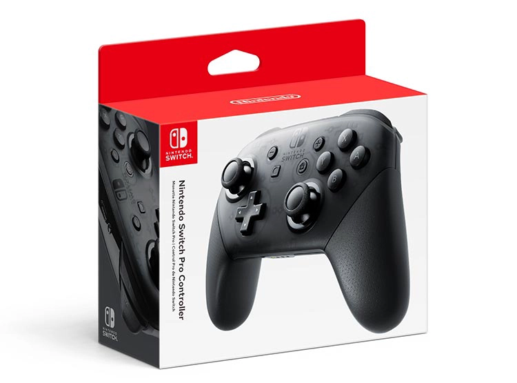 Control inalámbrico nintendo Switch Pro negro 5