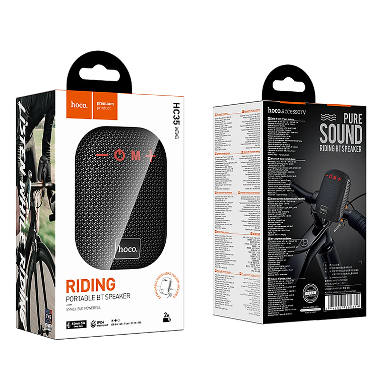 Hoco Parlante Sport HC35 Fun Negro 5W NEGRO 4