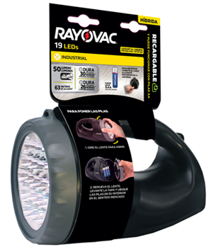 Linterna Híbrida Rayovac 19 leds 50 lumenes / 63 mts alcance 1