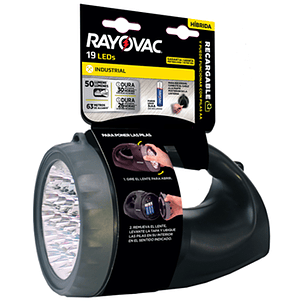 Linterna Híbrida Rayovac 19 leds 50 lumenes / 63 mts alcance
