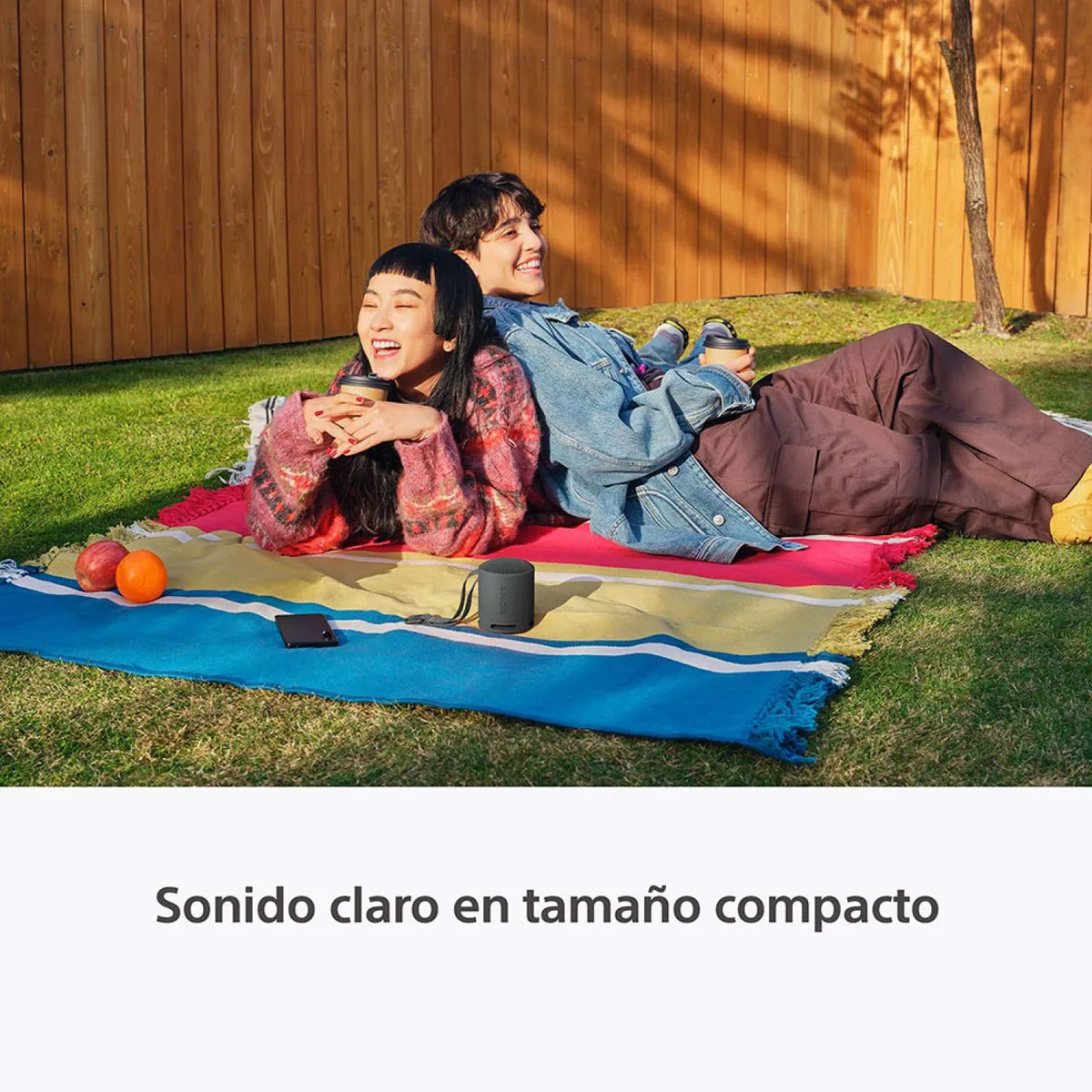 Parlante Sony inalámbrico portátil XB100- Celeste 3