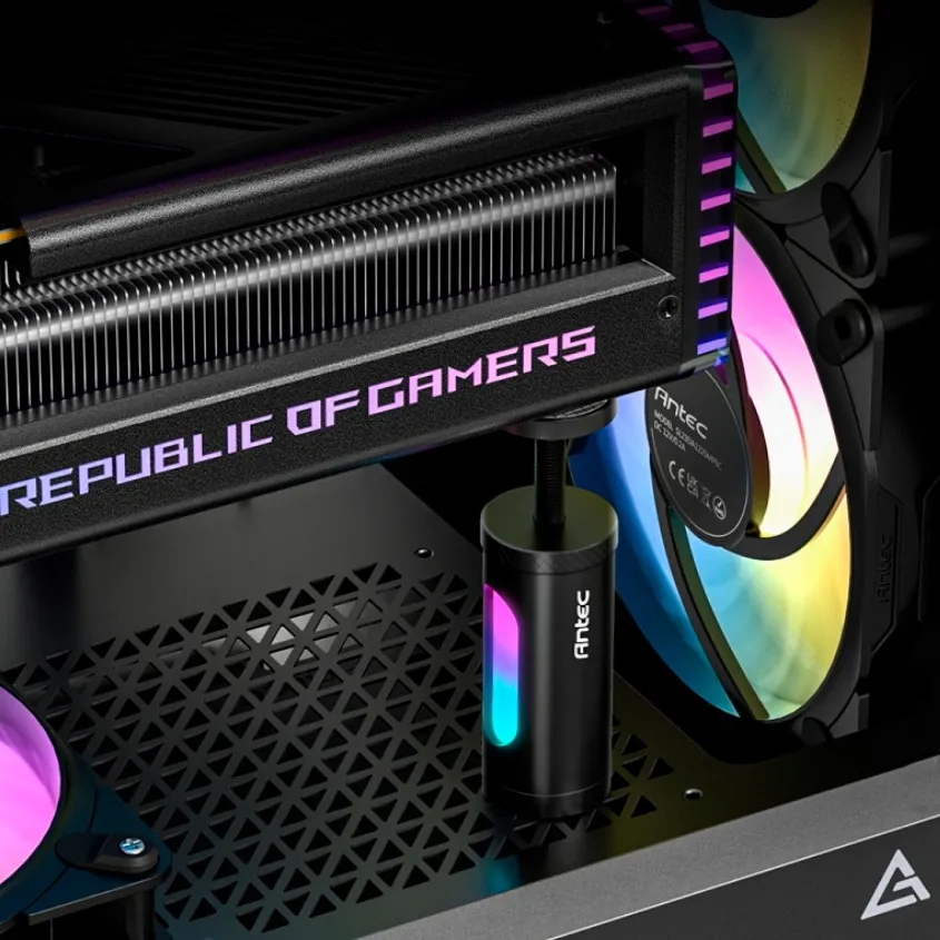 Soporte GPU Antec i Shape Prism, Ajustable Hasta 100mm, Color Negro 3