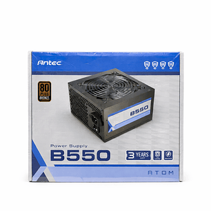 Fuente de poder Atom B550 80 plus bronze