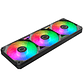 Cooler Master SickleFlow Edge 360 ARGB 3 x120mm Chassis Fan in Black - Miniatura 1