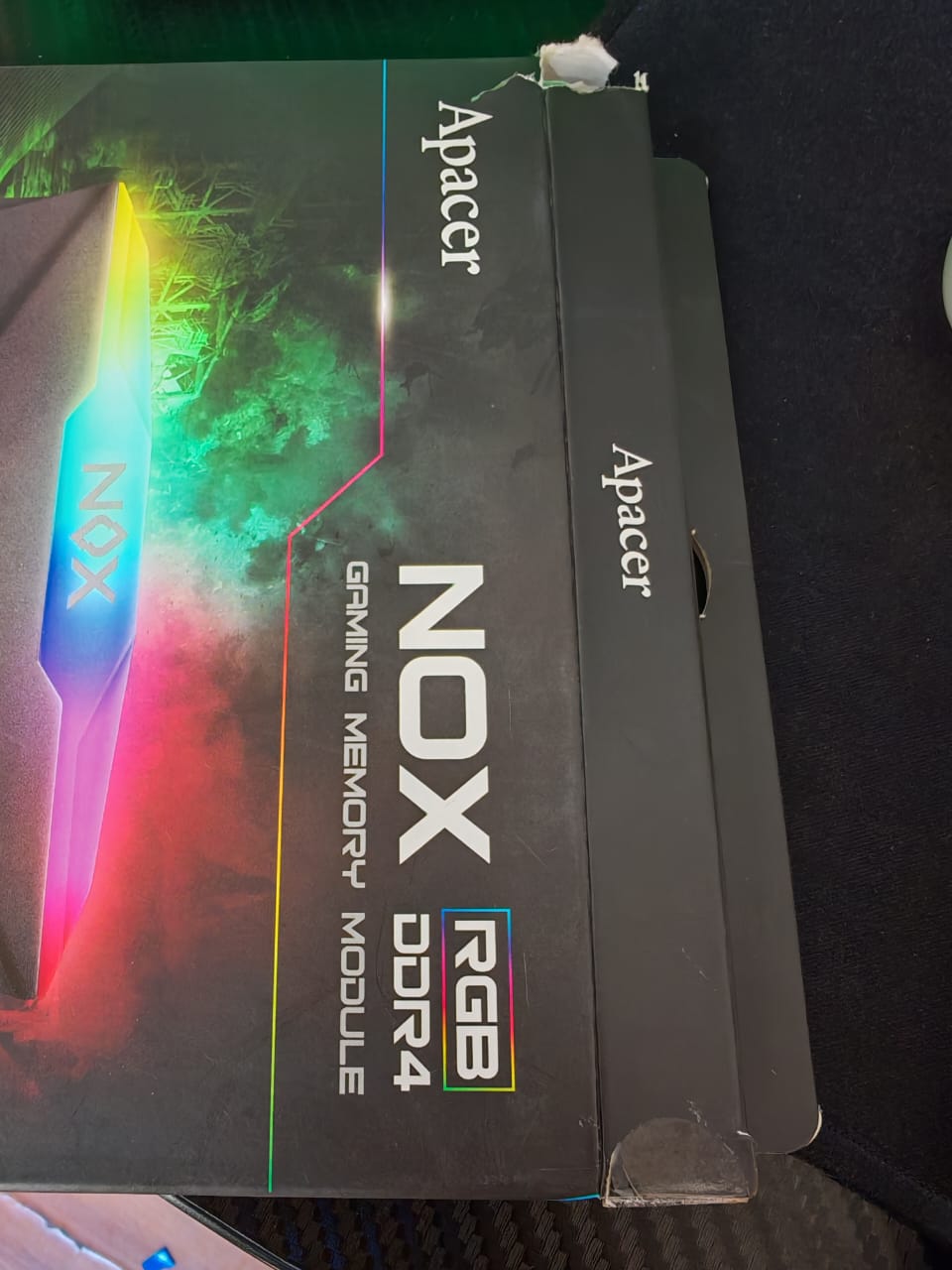 Memoria Ram Apacer Nox RGB Black DDR4 16GB (2x8GB) 3200Mhz [Openbox] 6