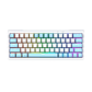 Teclado Fantech ATOM X63 MK611 AME White SW rosie - Miniatura 1