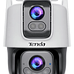 CAMARA OUTDOOR WI-FI 6MP DUAL-LENS LINKAGE TENDA CH9-WCA - Miniatura 1
