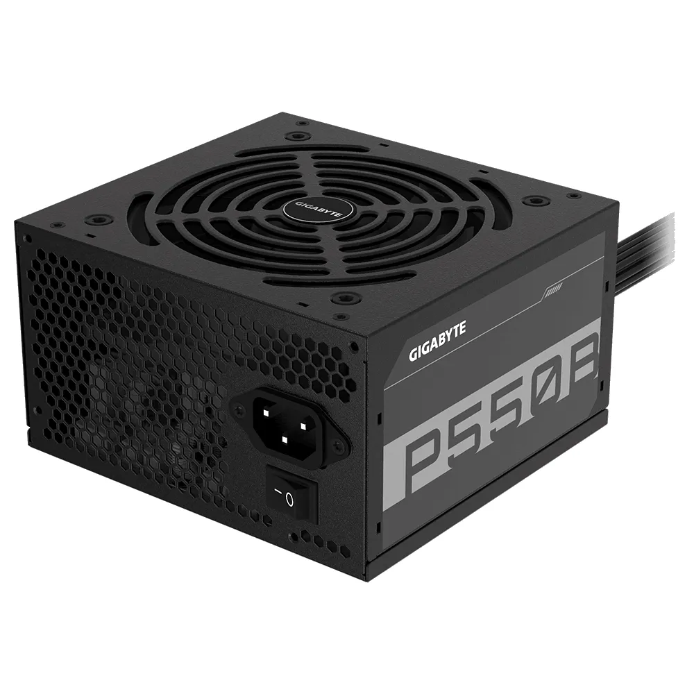 Fuente de Poder 550W GIGABYTE P550B, No Modular, Certificación 80 PLUS Bronze, Negro 1