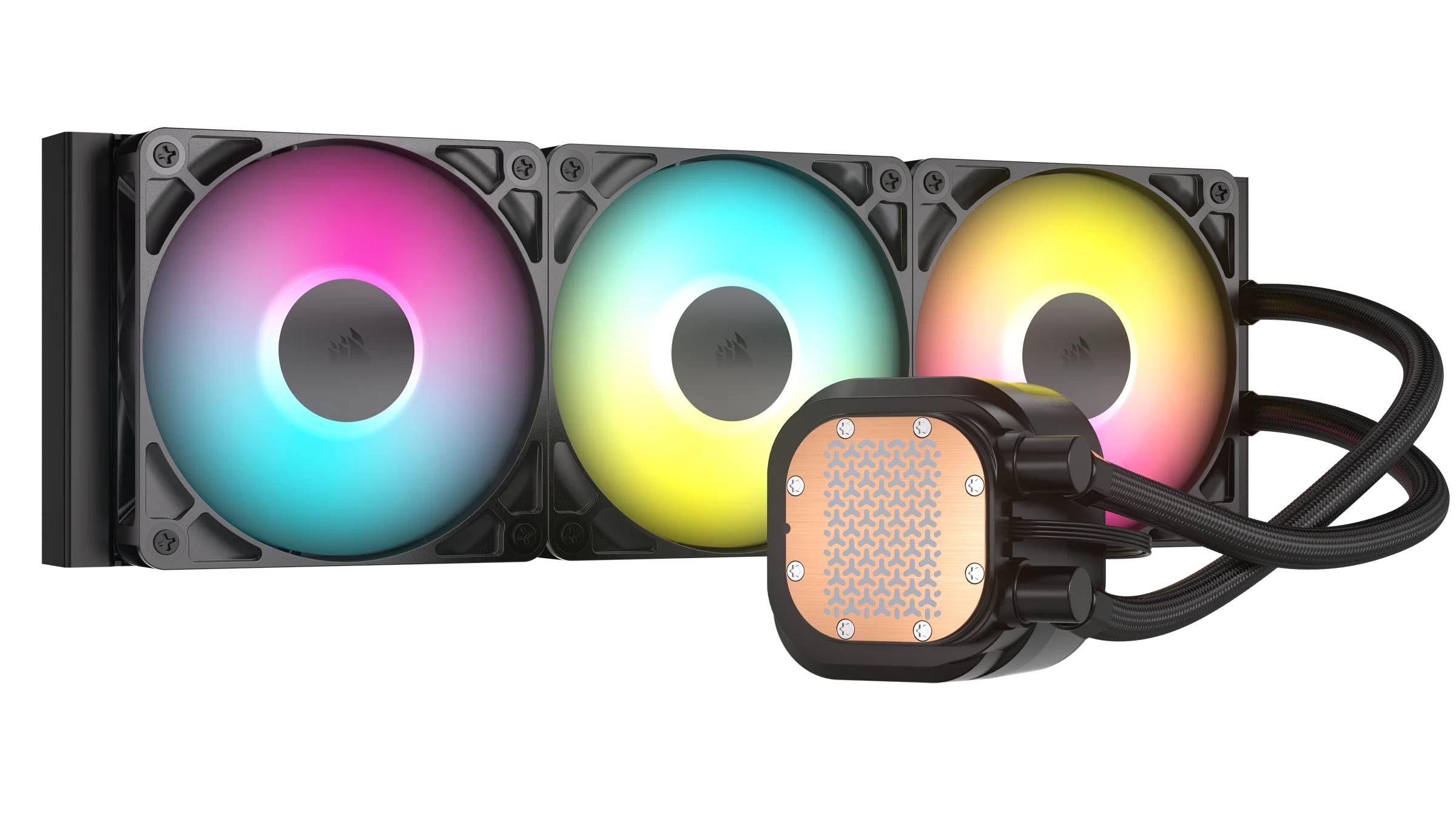 Refrigeración Líquida CORSAIR NAUTILUS 360 RS ARGB, 360mm, Intel/AMD, Negro 2