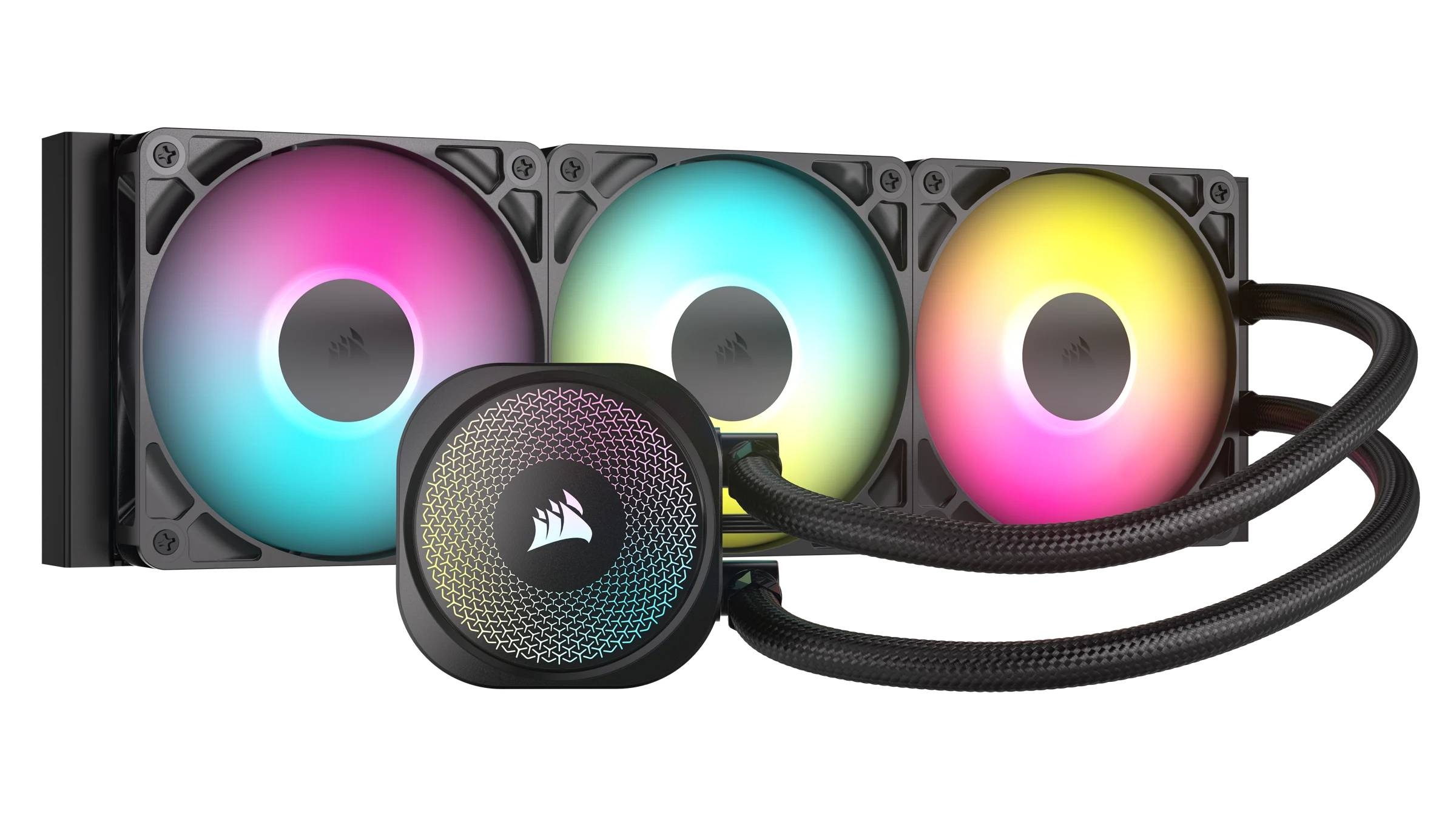 Refrigeración Líquida CORSAIR NAUTILUS 360 RS ARGB, 360mm, Intel/AMD, Negro 8