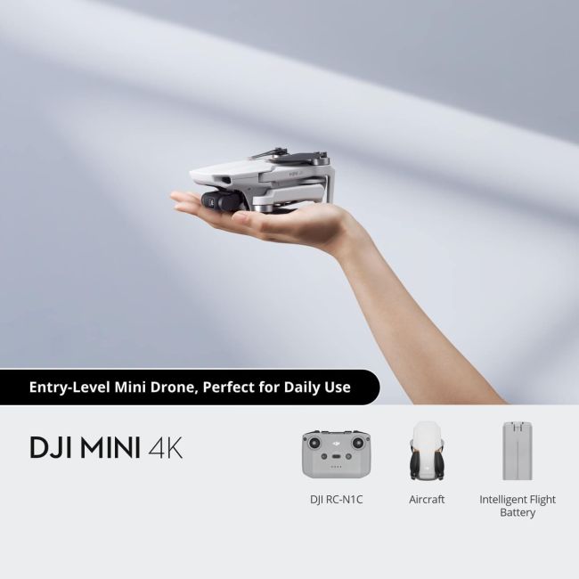 Dron DJI Mini 4K blanco (GL) 5