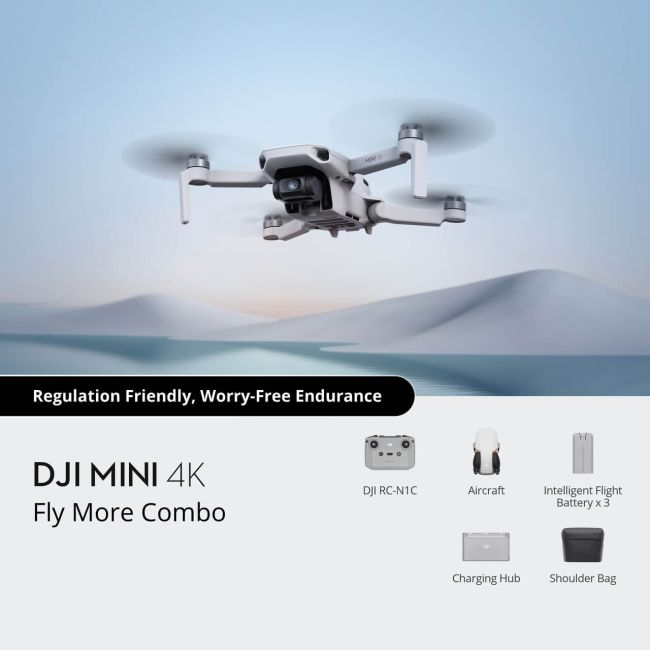 Dron DJI Mini 4K FLY MORE COMBO (GL) 5