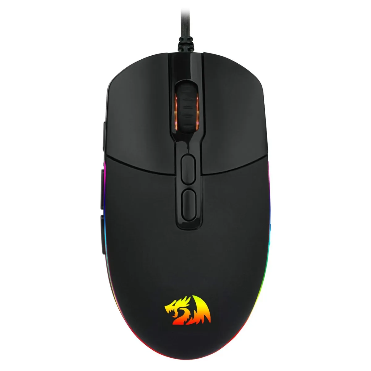 Mouse Invader Rgb Black M719 Rgb Redragon 1