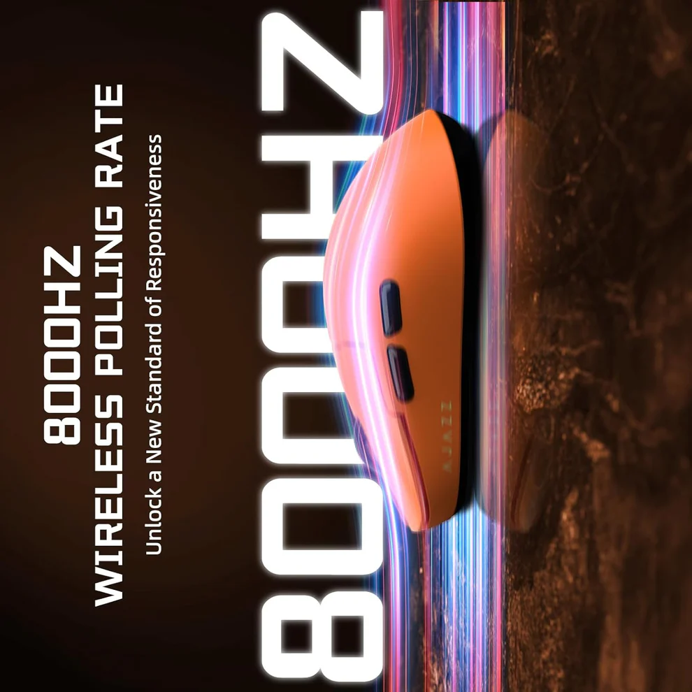 Mouse Inalámbrico AJAZZ AJ159 APEX Negro – Triple Modo | 42.000 DPI | Ultraligero 12