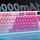 Teclado Mecánico AJAZZ MK87 RGB Three-Mode Rosa Degradado con pantalla - Miniatura 5