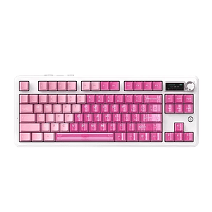 Teclado Mecánico AJAZZ MK87 RGB Three-Mode Rosa Degradado