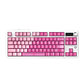 Teclado Mecánico AJAZZ MK87 RGB Three-Mode Rosa Degradado con pantalla - Miniatura 1