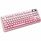 Teclado Ajazz MK87 Three Mode Layout 87 Teclas + pantalla + Knob Gradient Pink  - Miniatura 3