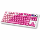 Teclado Mecánico AJAZZ MK87 RGB Three-Mode Rosa Degradado con pantalla - Miniatura 2